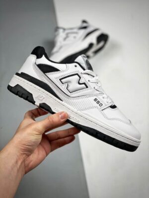 REPLICA NEW BALANCE 550 BIANCO NERO - immagine 6