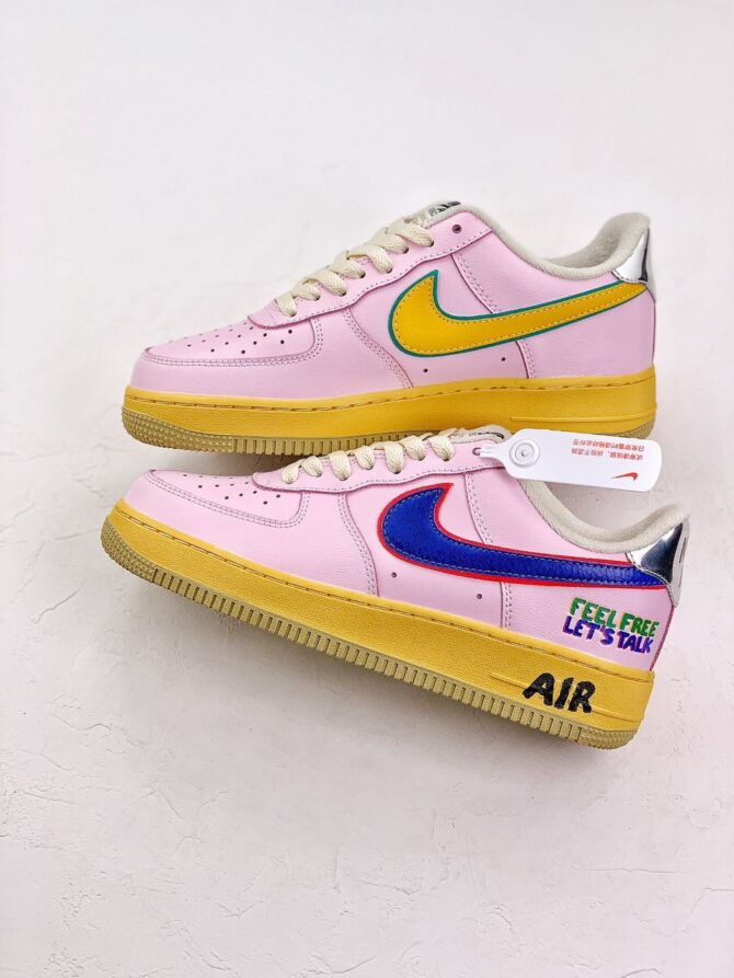 REPLICA AIR FORCE 1 '07 'FEEL FREE, LET'S TALK' - immagine 3