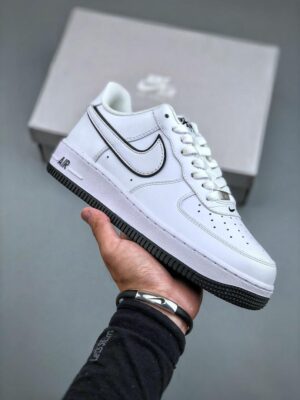 AIR FORCE 1 07'  'BIANCO NERO - immagine 8
