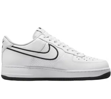 AIR FORCE 1 07' REPLICA 'BIANCO NERO