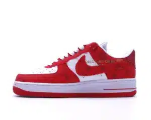  LOUIS VUITTON X AIR FORCE 1 LOW 'BIANCO ROSSO COMETA' - immagine 4