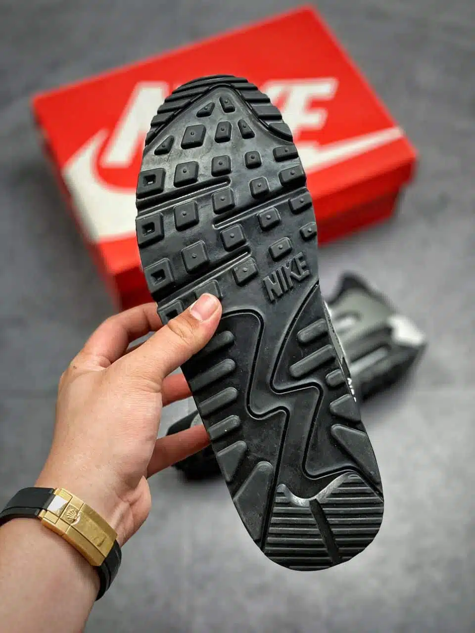 REPLICA NIKE AIR MAX 90 NERO-BIANCO - immagine 4