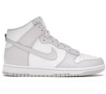 REPLICA NIKE DUNK HIGH RETRO WHITE VAST GREY