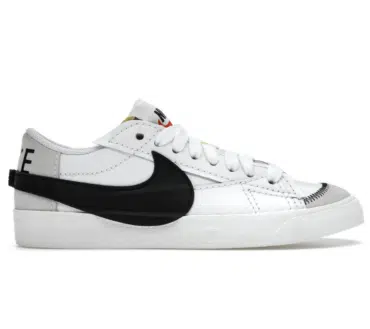 REPLICA NIKE BLAZER LOW 77 JUMBO BIANCO NERO