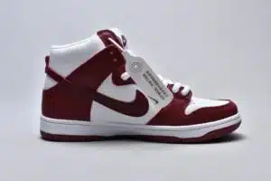  NIKE DUNK HIGH SAIL TEAM RED - immagine 6