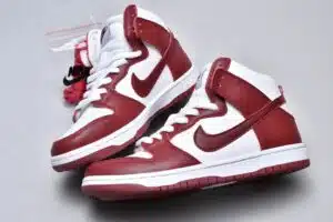  NIKE DUNK HIGH SAIL TEAM RED - immagine 2