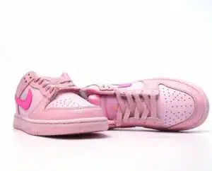  NIKE SCHIACCIARE BASSO TRIPLO ROSA - immagine 3