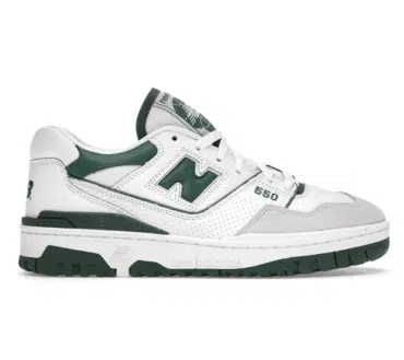 NEW BALANCE 550 BIANCO E VERDE REPLICA