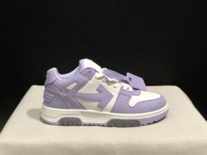 OFF-WHITE OUT OF OFFICE LOW TOPS 'PURPLE' - immagine 7