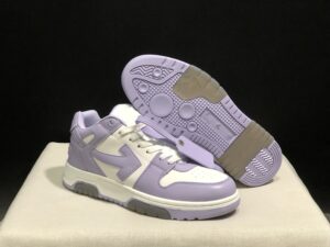 OFF-WHITE OUT OF OFFICE LOW TOPS 'PURPLE' - immagine 4