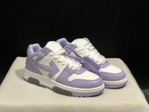 OFF-WHITE OUT OF OFFICE LOW TOPS 'PURPLE' - immagine 5