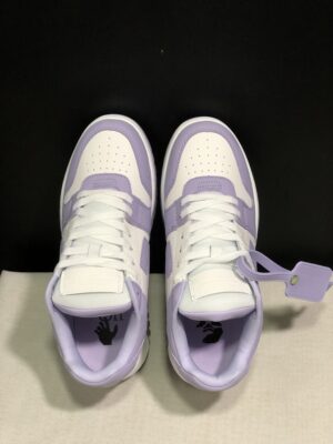 OFF-WHITE OUT OF OFFICE LOW TOPS 'PURPLE' - immagine 3
