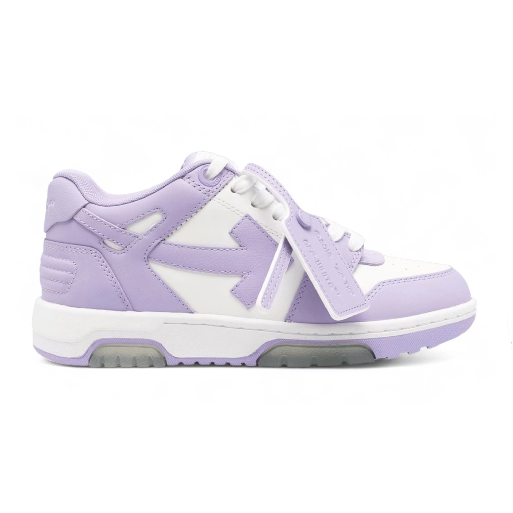OFF-WHITE OUT OF OFFICE LOW TOPS 'PURPLE' OFF-WHITE OUT OF OFFICE LOW TOPS 'PURPLE' - immagine 1