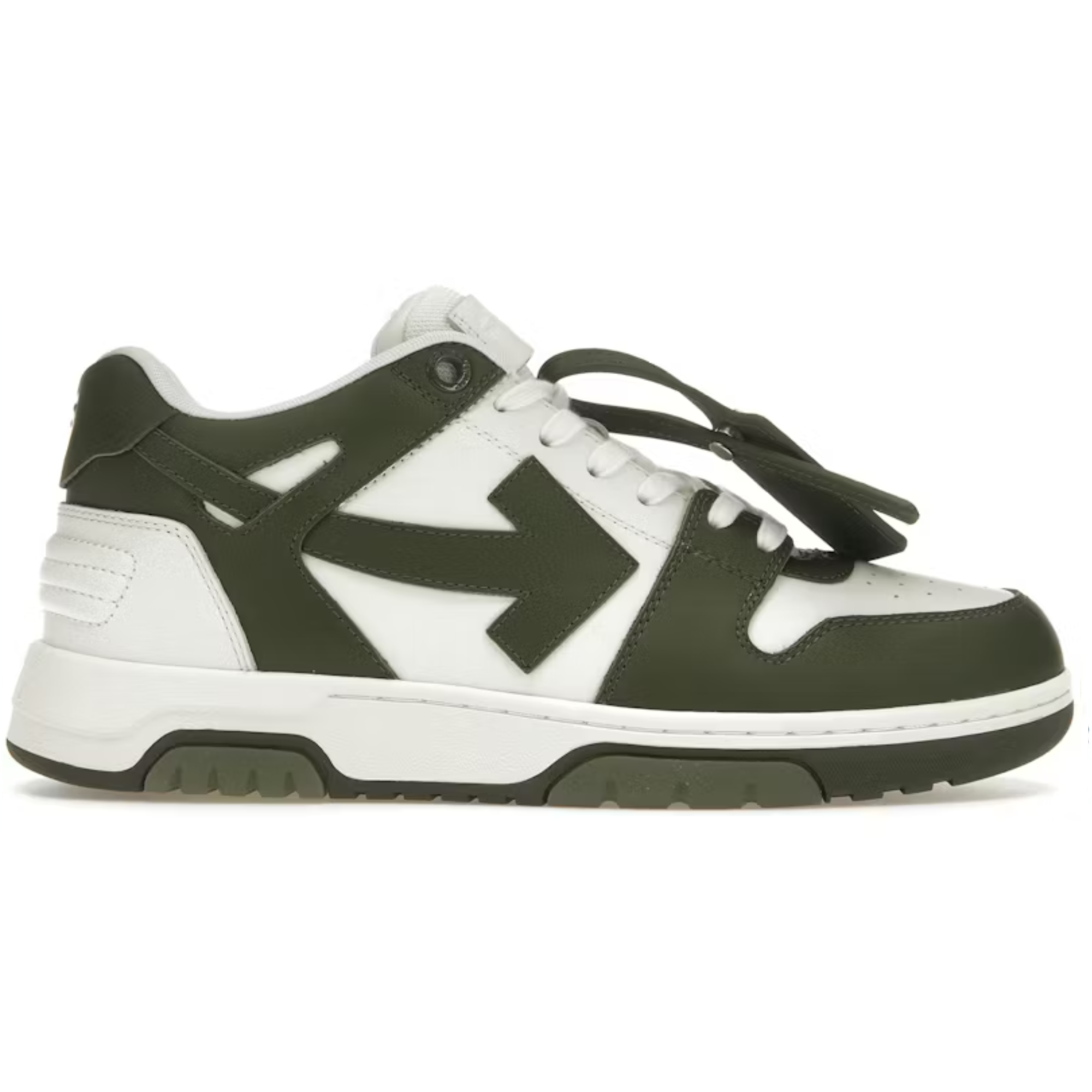 OFF-WHITE OUT OF OFFICE LOW TOPS 'WHITEKHAKI' OFF-WHITE OUT OF OFFICE LOW TOPS 'WHITE/KHAKI' - immagine 1