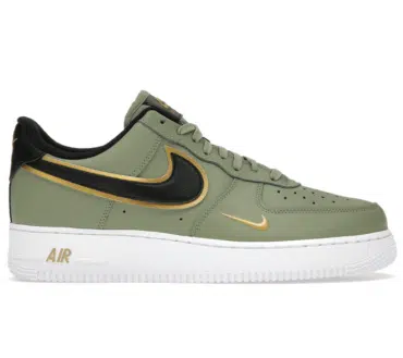 AIR FORCE 1 LOW '07 LV8 DOUBLE SWOOSH 'OLIVE GOLD BLACK' REPLICA