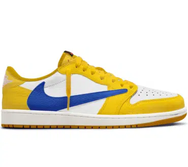 TRAVIS SCOTT X JORDAN RETRO 1 LOW 'CANARY' REPLICA