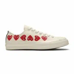  CONVERSE COMME DES GARÇONS PLAY X CHUCK 70 LOW TOP 'MULTI HEART'