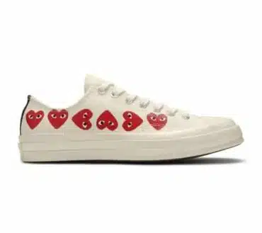 REPLICA CONVERSE COMME DES GARÇONS PLAY X CHUCK 70 LOW TOP 'MULTI HEART'