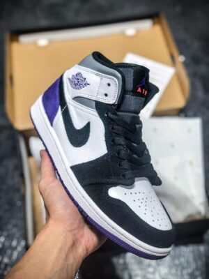  JORDAN 1 MID SE 'PURPLE' - immagine 8