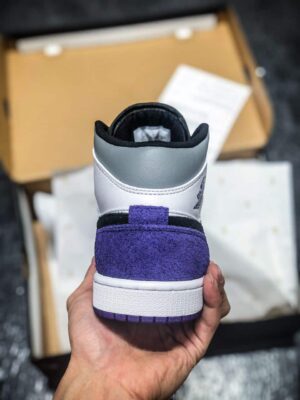  JORDAN 1 MID SE 'PURPLE' - immagine 7