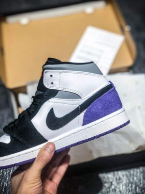  JORDAN 1 MID SE 'PURPLE' - immagine 3