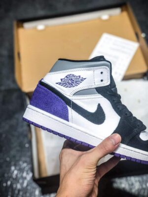  JORDAN 1 MID SE 'PURPLE' - immagine 2