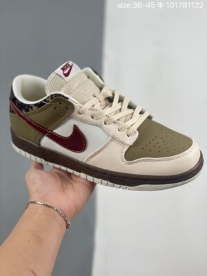 DUNK LOW RETRO KHAKI TEAM 'RED PEARL WHITE'  - immagine 8