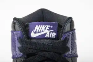  AIR JORDAN 1 HIGH OG 'COURT PURPLE' NERO - immagine 4
