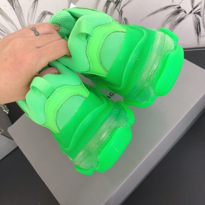 REPLICA BALENCIAGA TRIPLE S CLEAR VERDE - immagine 3