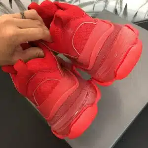  BALENCIAGA TRIPLE S CLEAR REDS - immagine 3