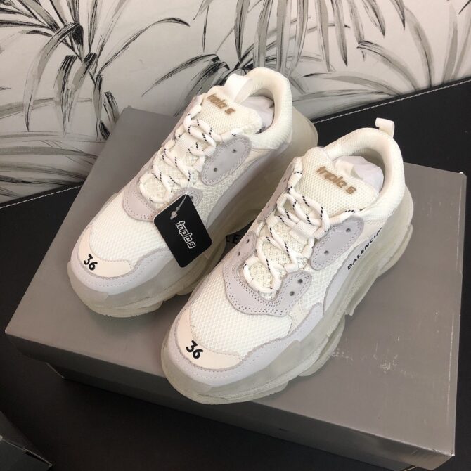 REPLICA BALENCIAGA TRIPLE S CLEAR WHITE - immagine 5