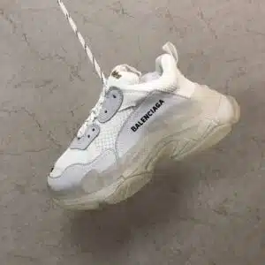  BALENCIAGA TRIPLE S CLEAR WHITE - immagine 3