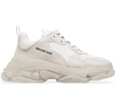 REPLICA BALENCIAGA TRIPLE S CLEAR WHITE